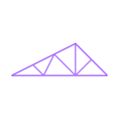 Buildings Trusses Dual Slope Sketch Svg Vector, Free Vectors File
